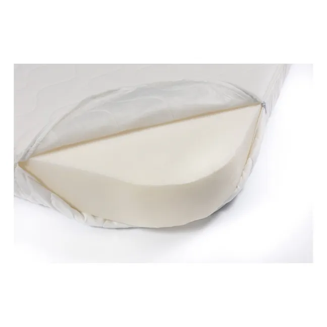 Materasso in fibra di cocco per letto evolutivo Paris | Bianco
