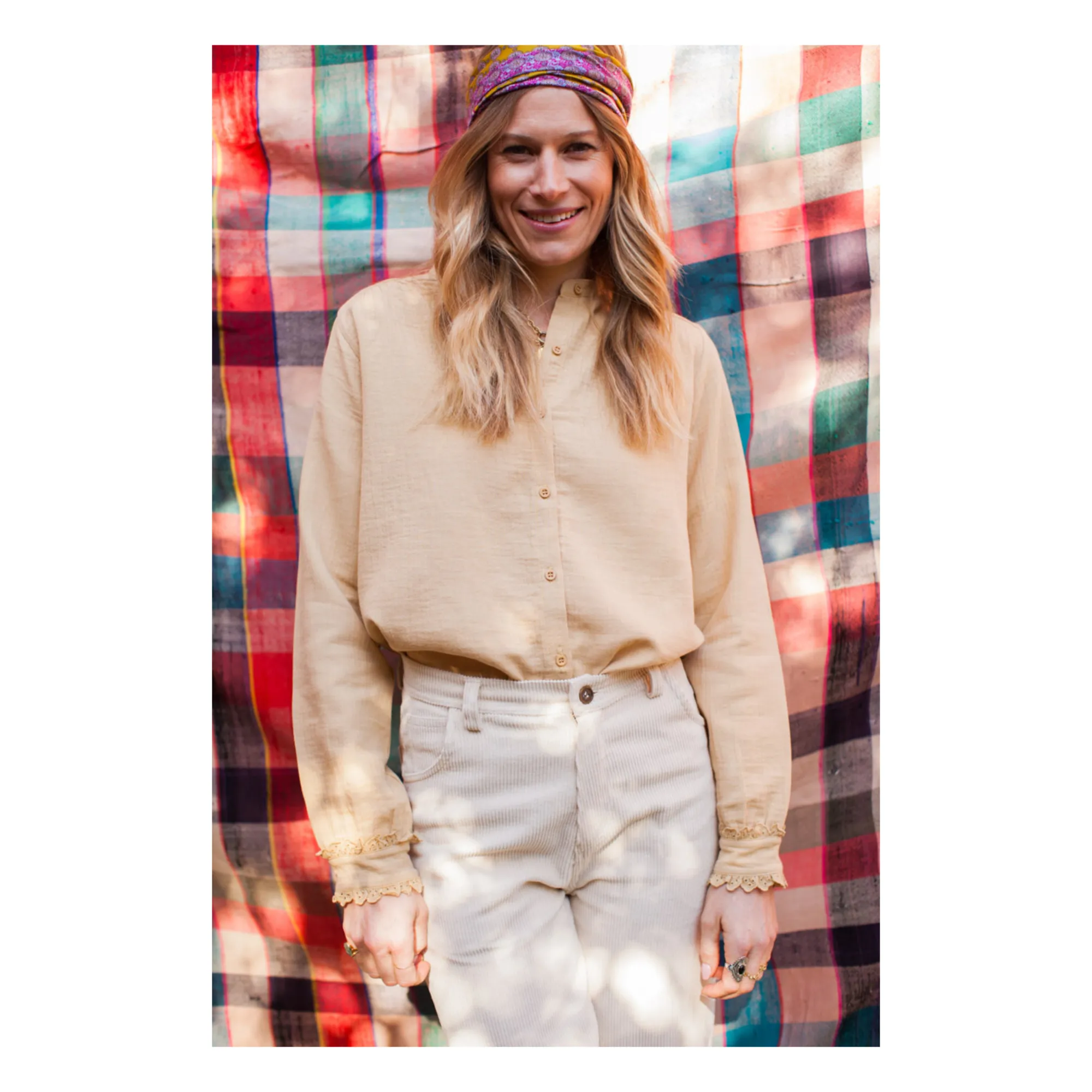 Marlot Paris Women's Honey Ellis Cotton Gauze Blouse - Collection