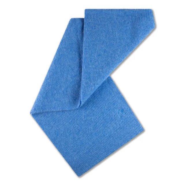Plain scarf | Blue