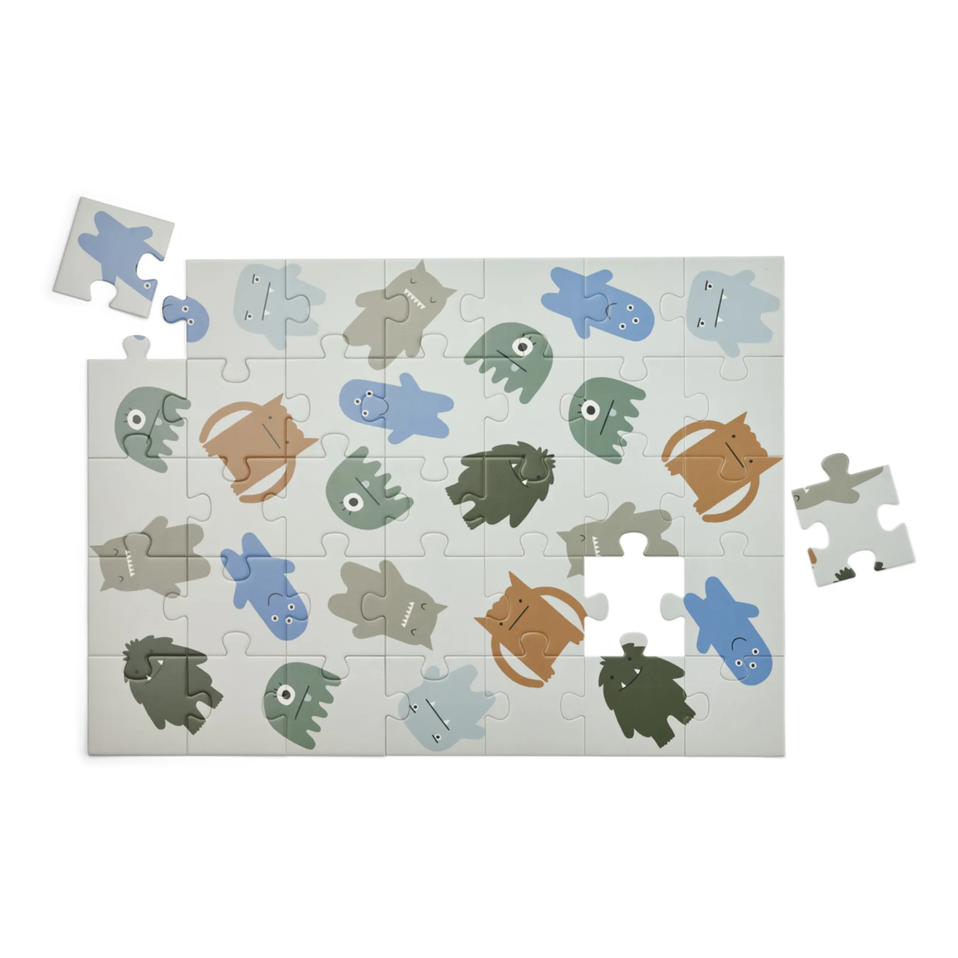 Liewood Monster/Mist Jimmie Puzzle