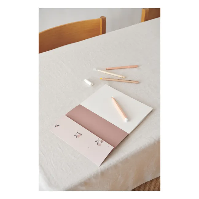 Carnet A4 Jae | Peach/Sea shell