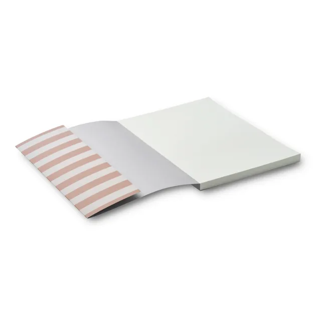 Cuaderno A4 Jae | Stripe Tuscany rose/Sandy