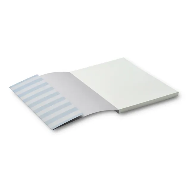 Cuaderno A4 Jae | Stripe Sea blue/Sandy