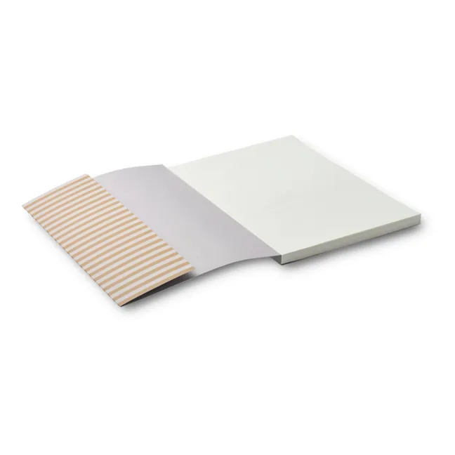 A4 Jae notebook | Stripe Yellow mellow/Sandy