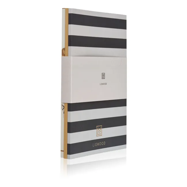 Sidney A5 Notizbücher - 3er-Set | All together/Stripe mix