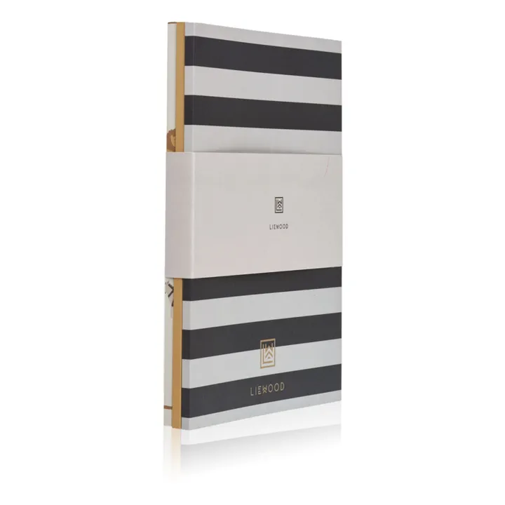 Carnets A5 Sidney - Set de 3 | All together/Stripe mix- Image produit n°0