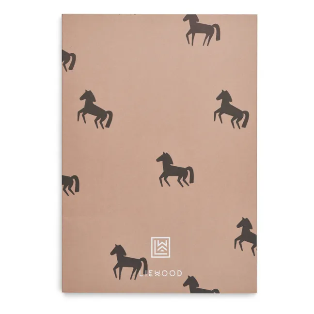 Quaderno A5 Sidney - Set di 3 | Horses/Stripe mix