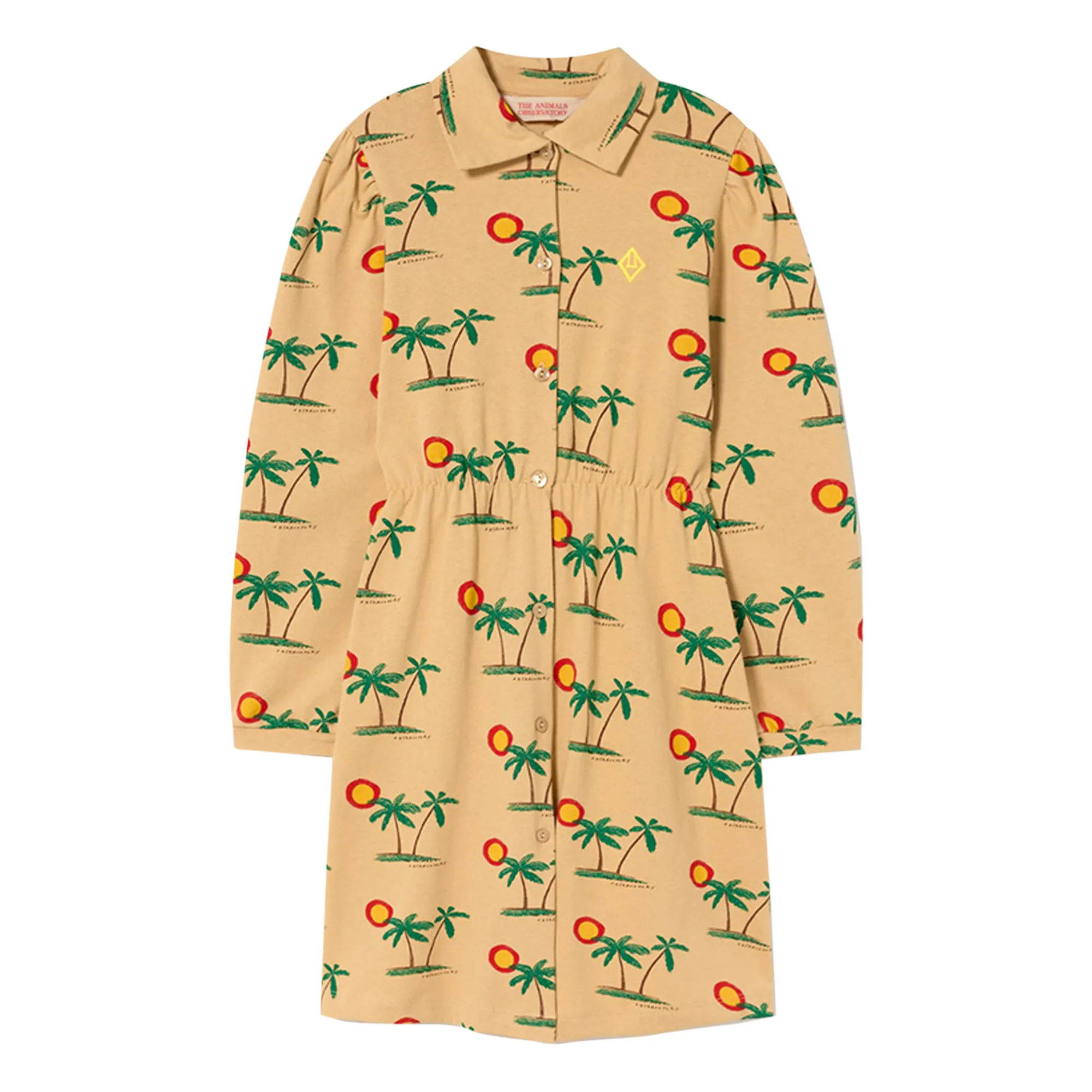 The Animals Observatory Beige Dolphin Beach Dress