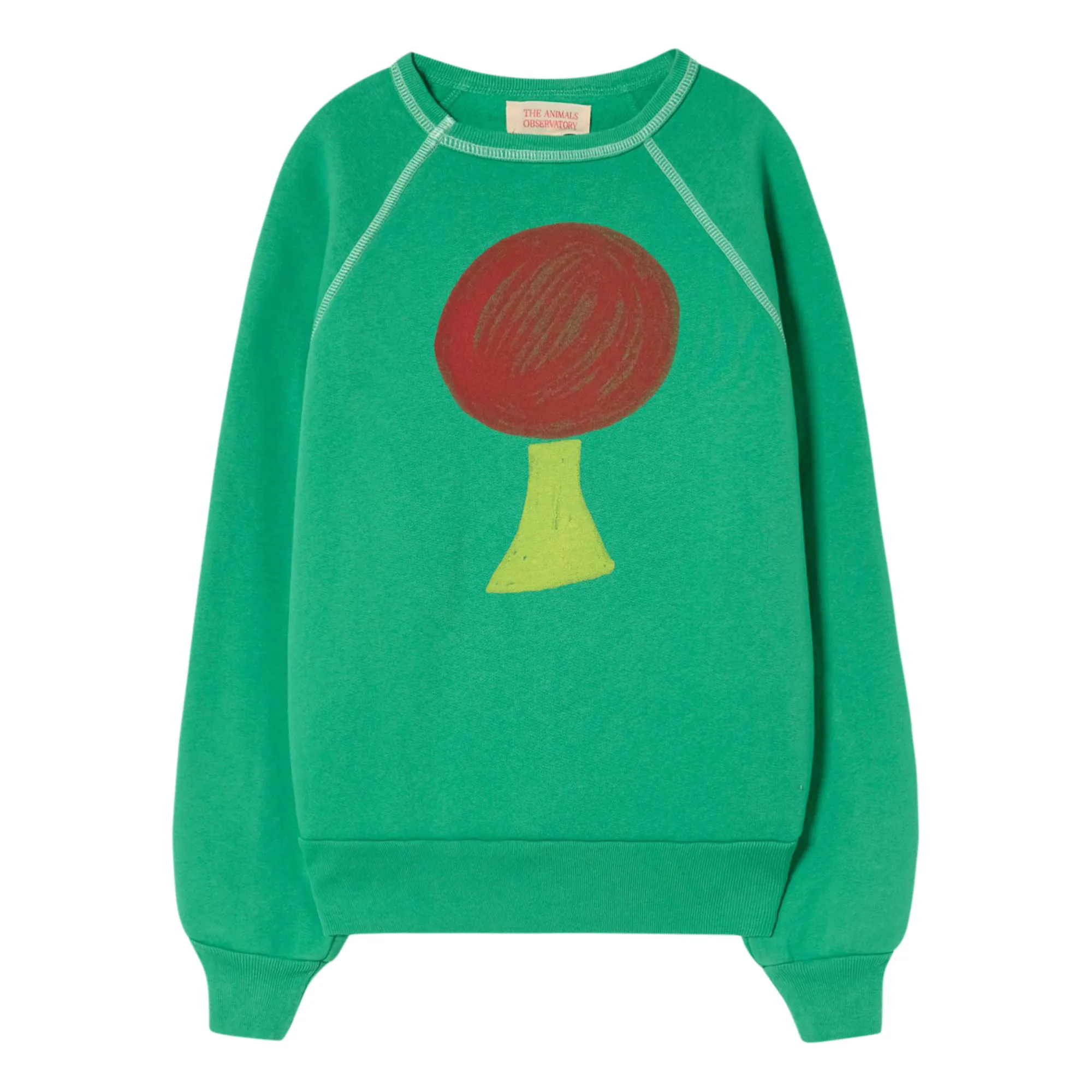 The Animals Observatory Green Shark Shape Sweatshirt