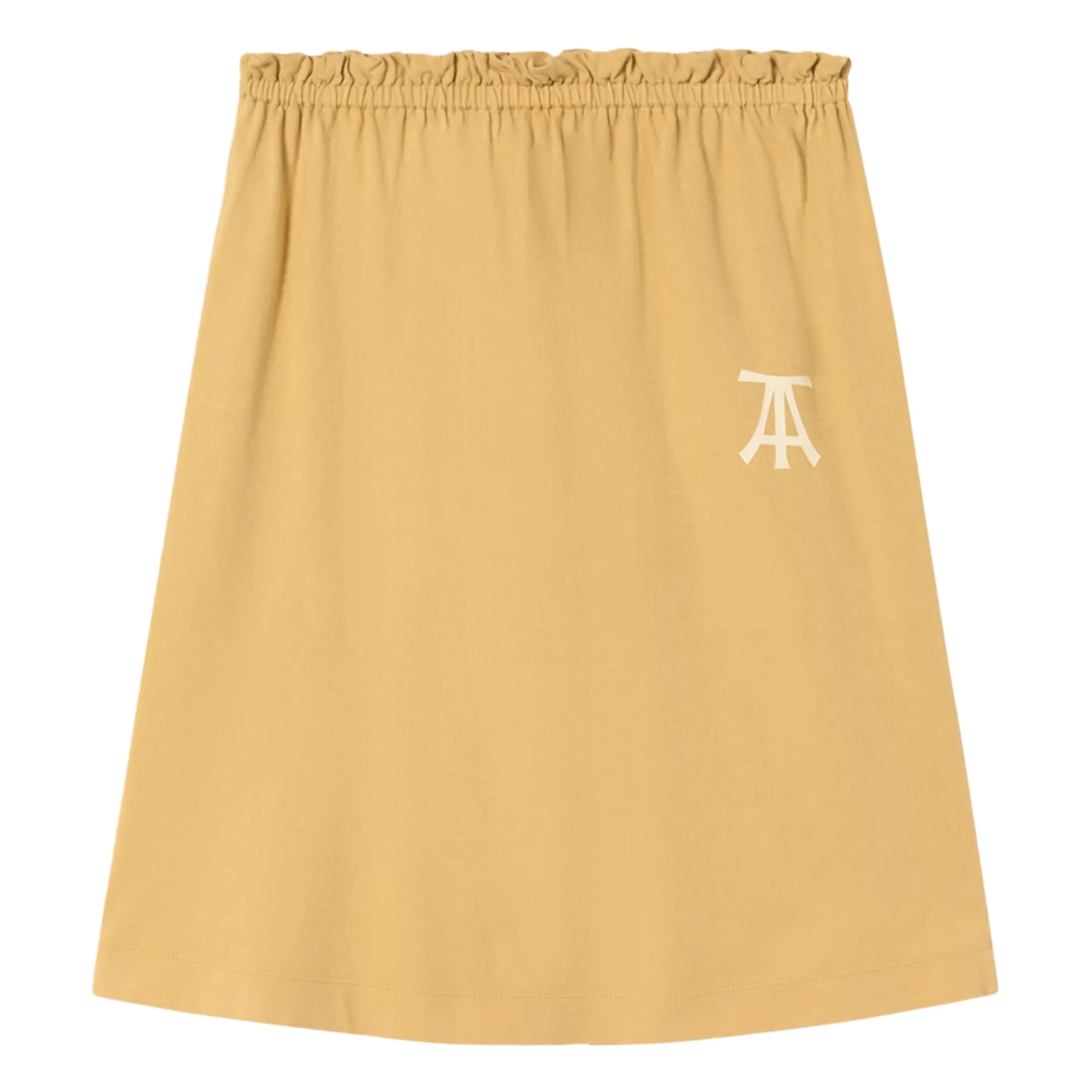 The Animals Observatory Beige Kitten Jersey Skirt