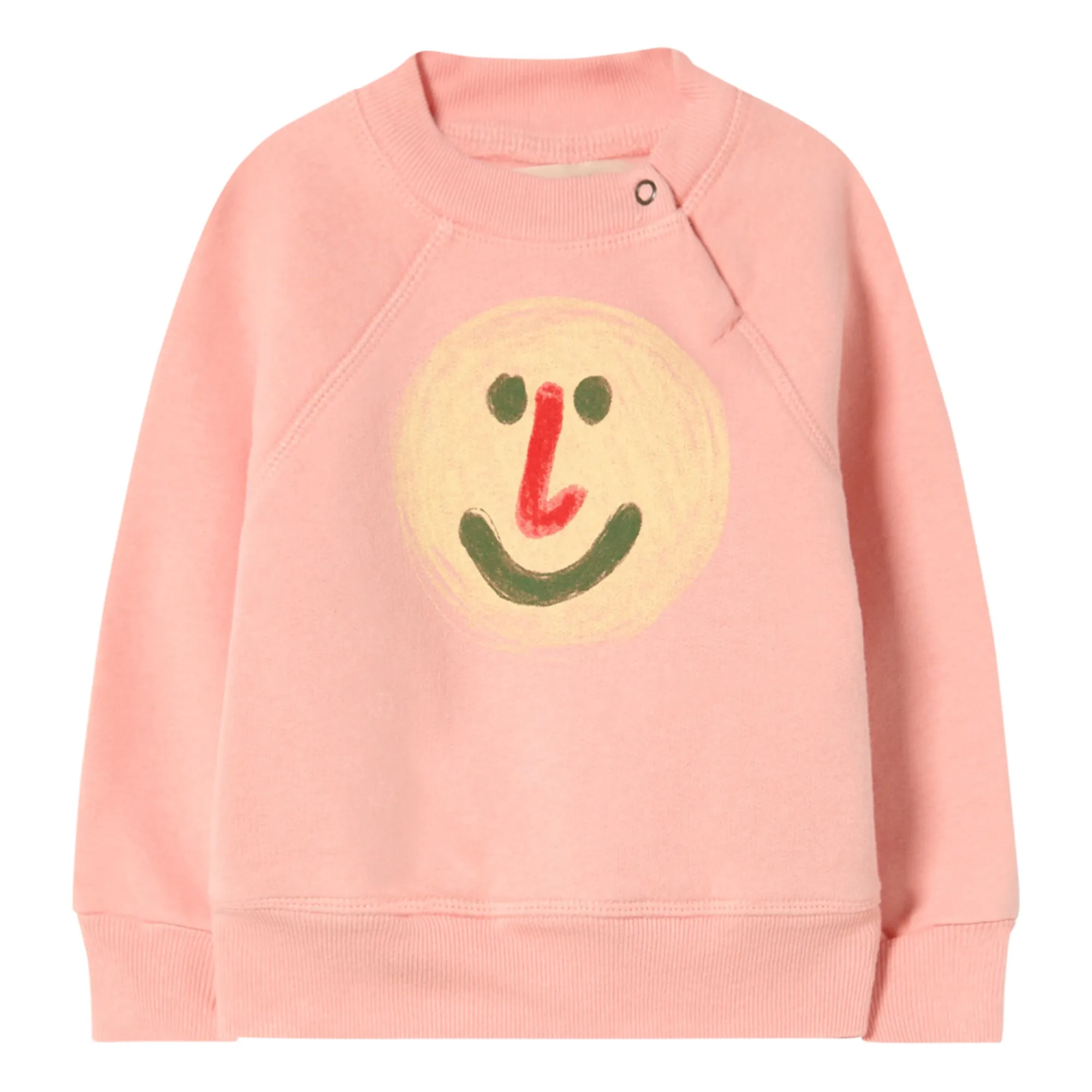 The Animals Observatory Pink Baby Shark Face Sweatshirt