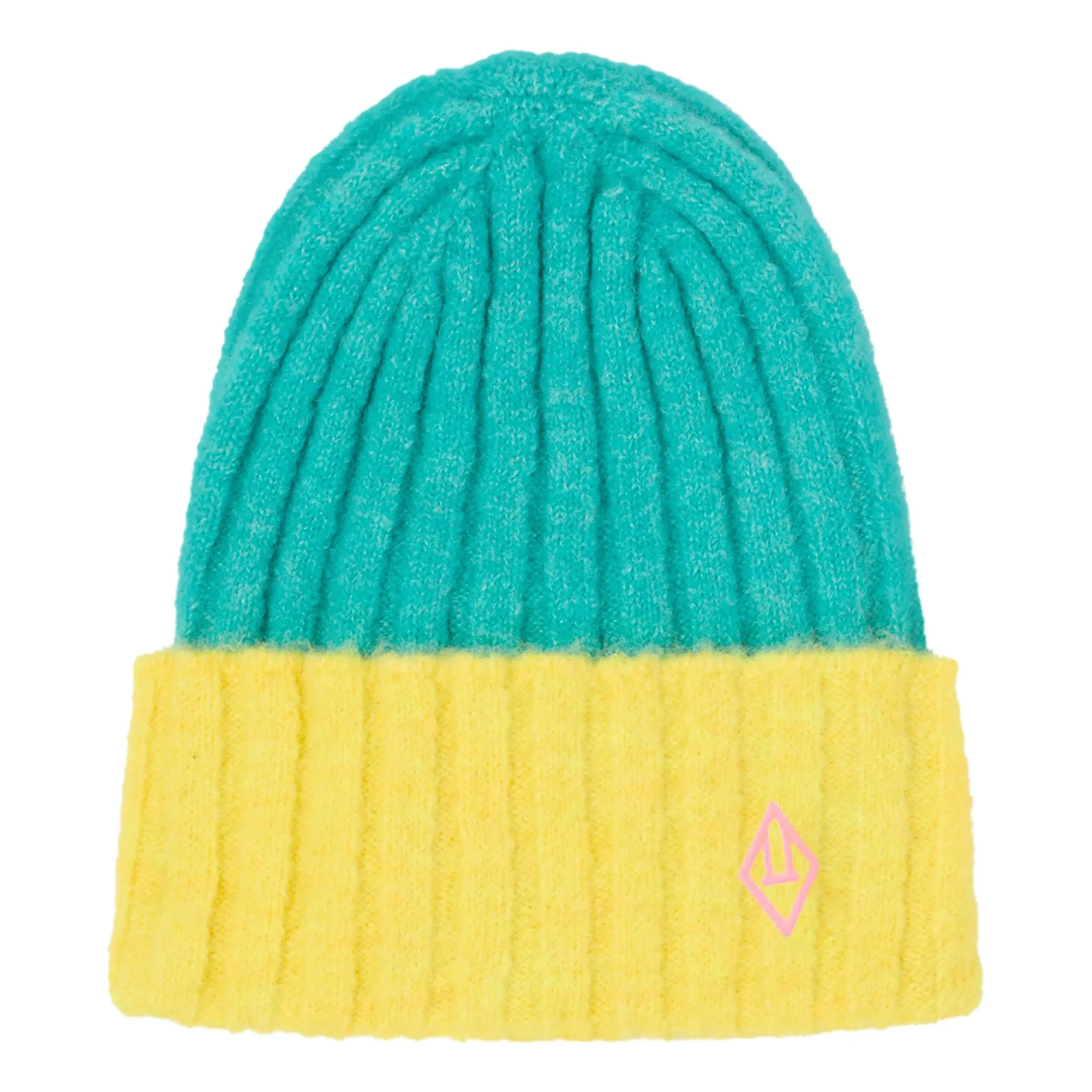 The Animals Observatory Turquoise Pony Two-Tone Logo Beanie