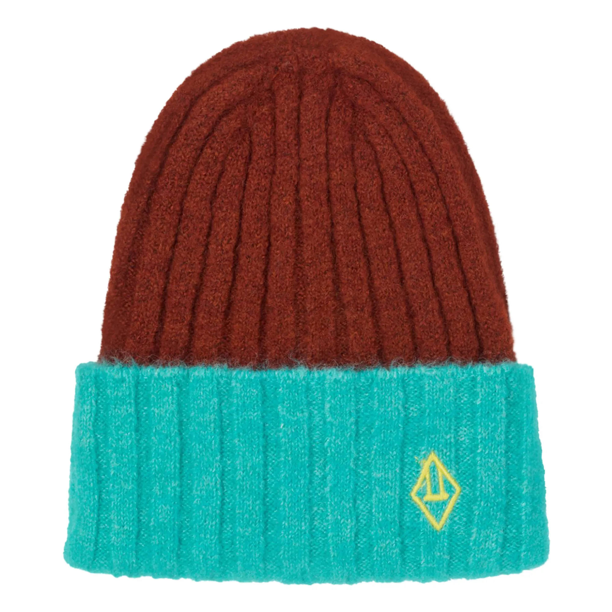 The Animals Observatory Chocolate Pony Two-Tone Logo Beanie