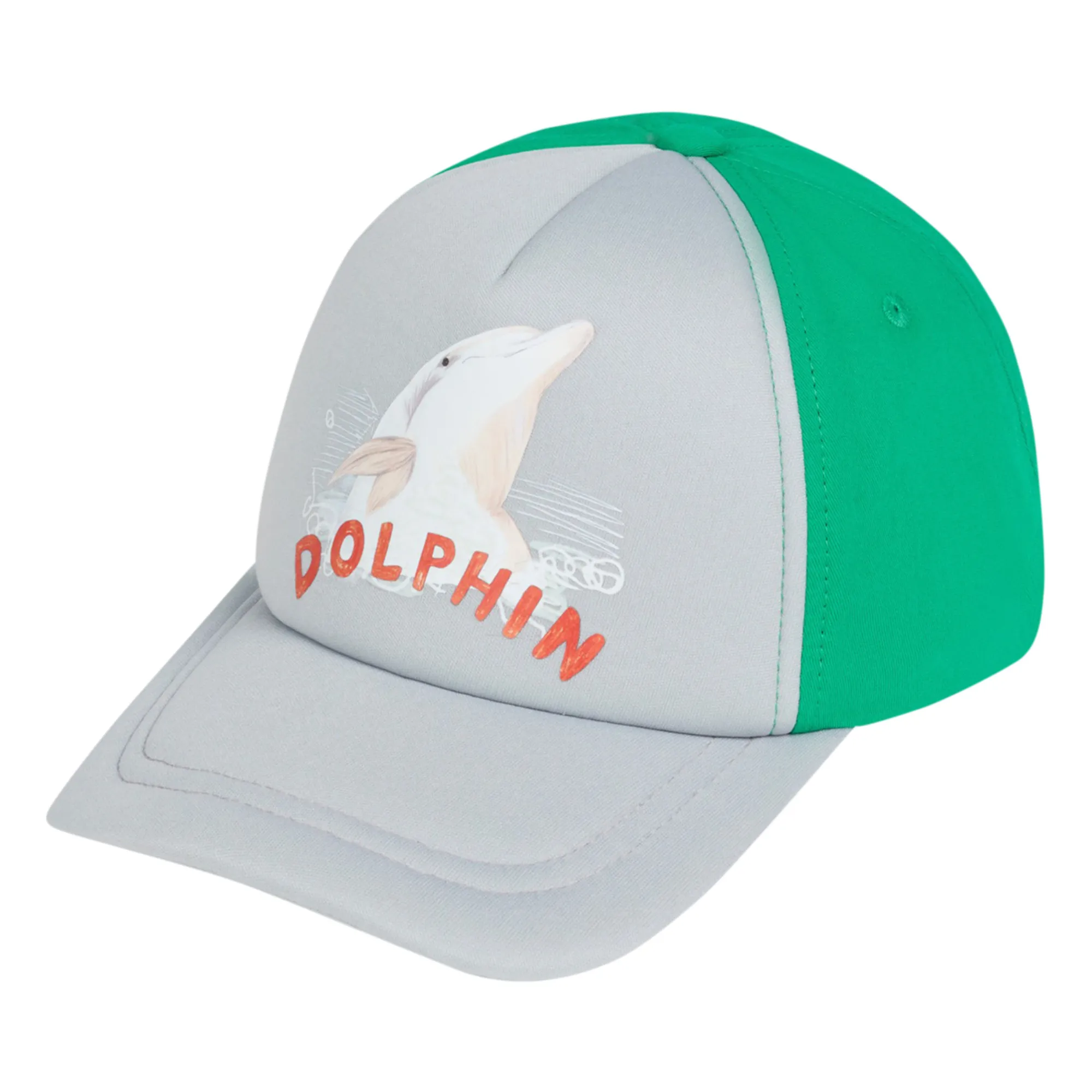 The Animals Observatory Grey Hamster Elastic Dolphin Cap