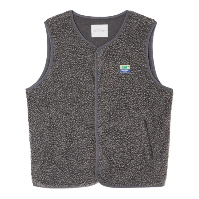 Veste Sans Manches Fleece Hoktown | Gris chiné foncé