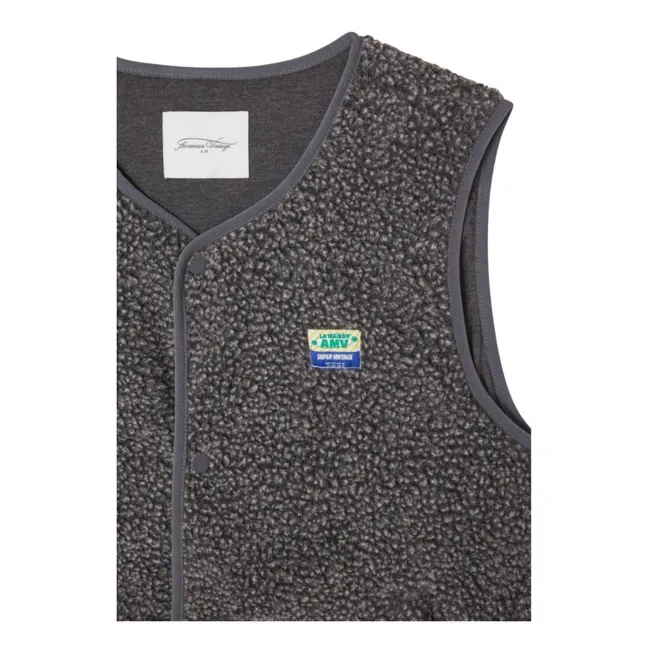 Veste Sans Manches Fleece Hoktown | Gris chiné foncé