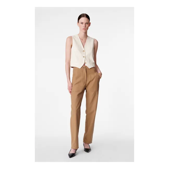 Gerade Hose Magnus | Beige