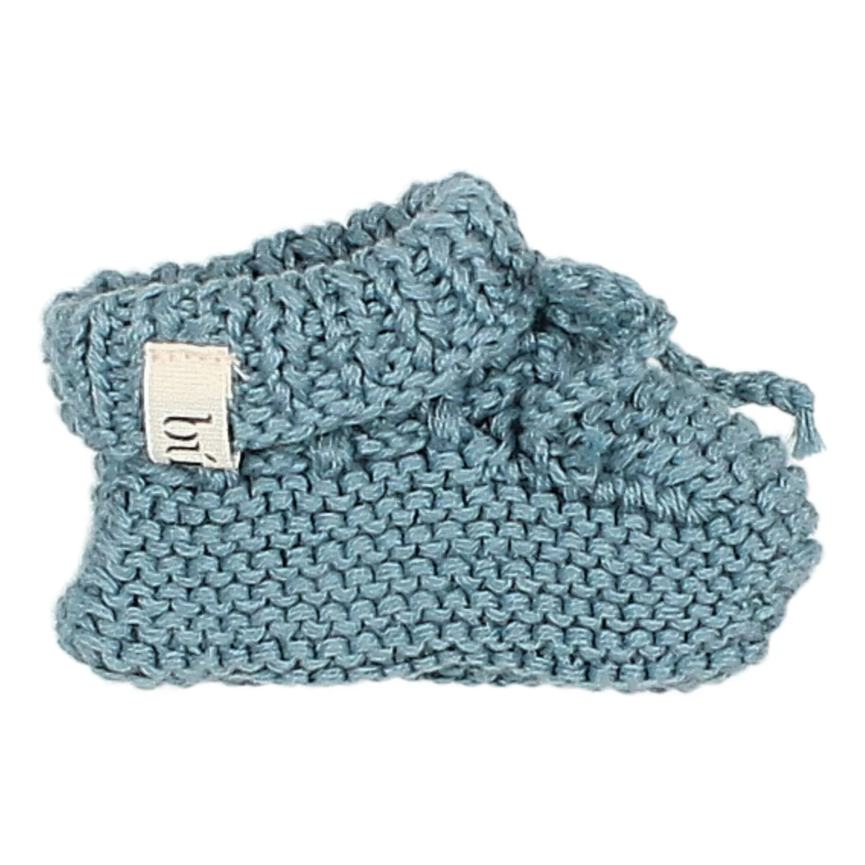 Búho Blue Organic Cotton Knitted Slippers