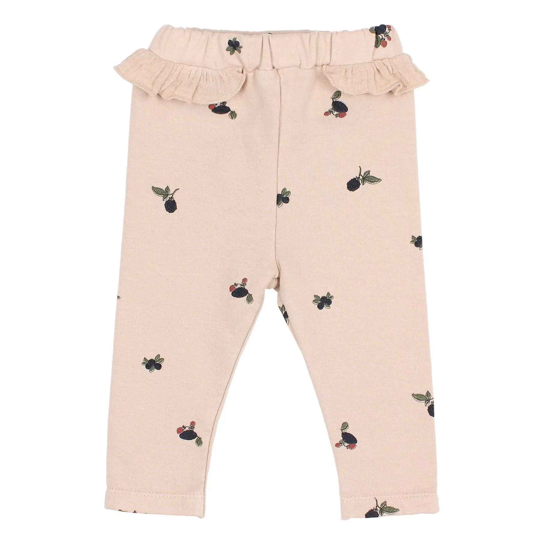 Búho - Legging Molleton Enfant - Rose poudré - 3 mois