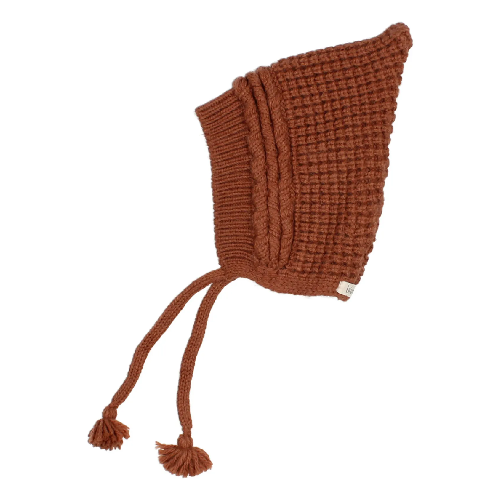 Búho Bonnet Laine/Alpaga 3/9 mois Terracotta