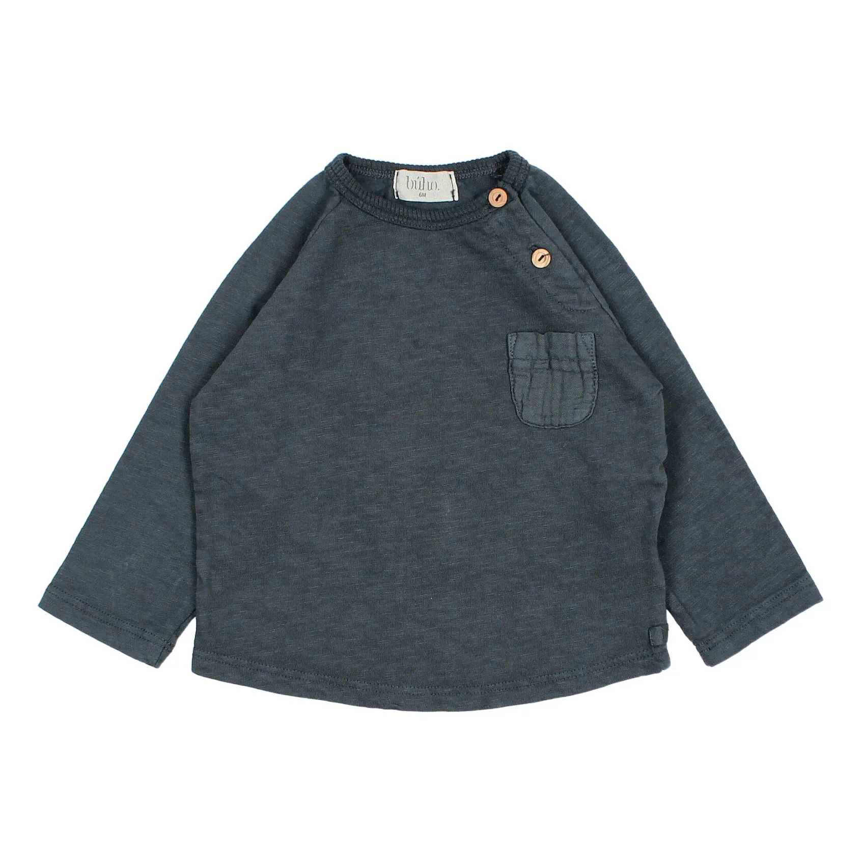 Búho - T-shirt bébé - Coton Biologique - Bleu Nuit - 18 mois