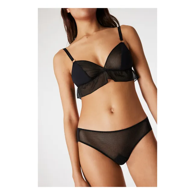 Sujetador metálico Vasco | Negro