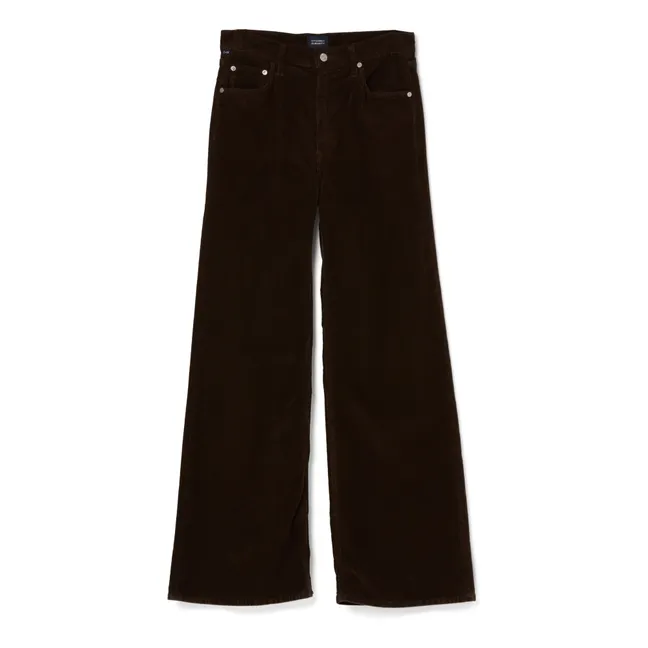 Jeans Paloma Baggy Velours | Wood