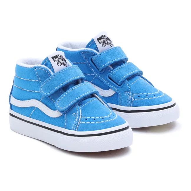 SK8 Mid-Top Velcro Sneakers | Blue