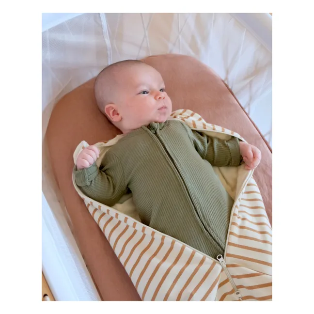 Organic Cotton Baby Sleeping Bag | Camel