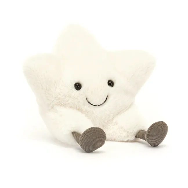 Star plush toy | White