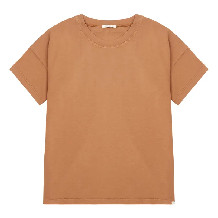 T-Shirt aus Bio-Baumwolle Romeu | Braun- Produktbild Nr. 0