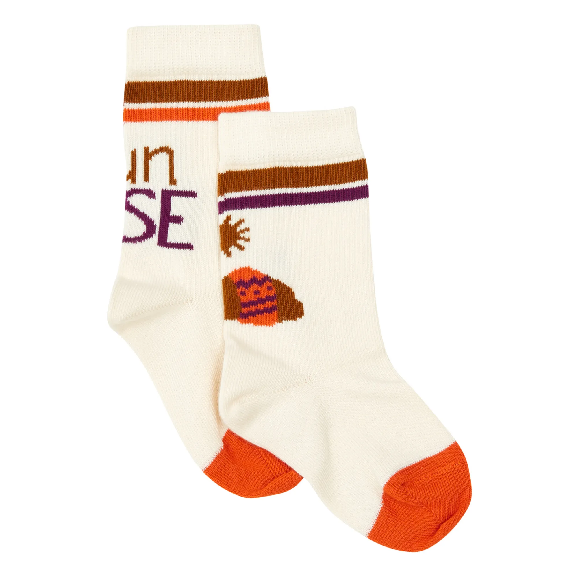 Louise Misha Ecru Noth Socks