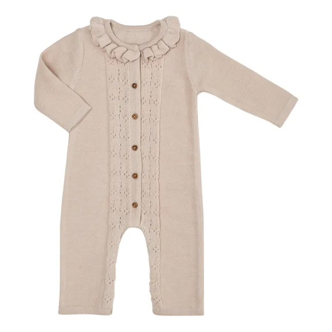Combinaison Laine Tricotée Ernestine | Beige