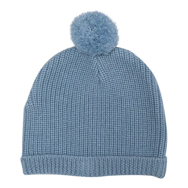 Basile knitted wool hat | Blue