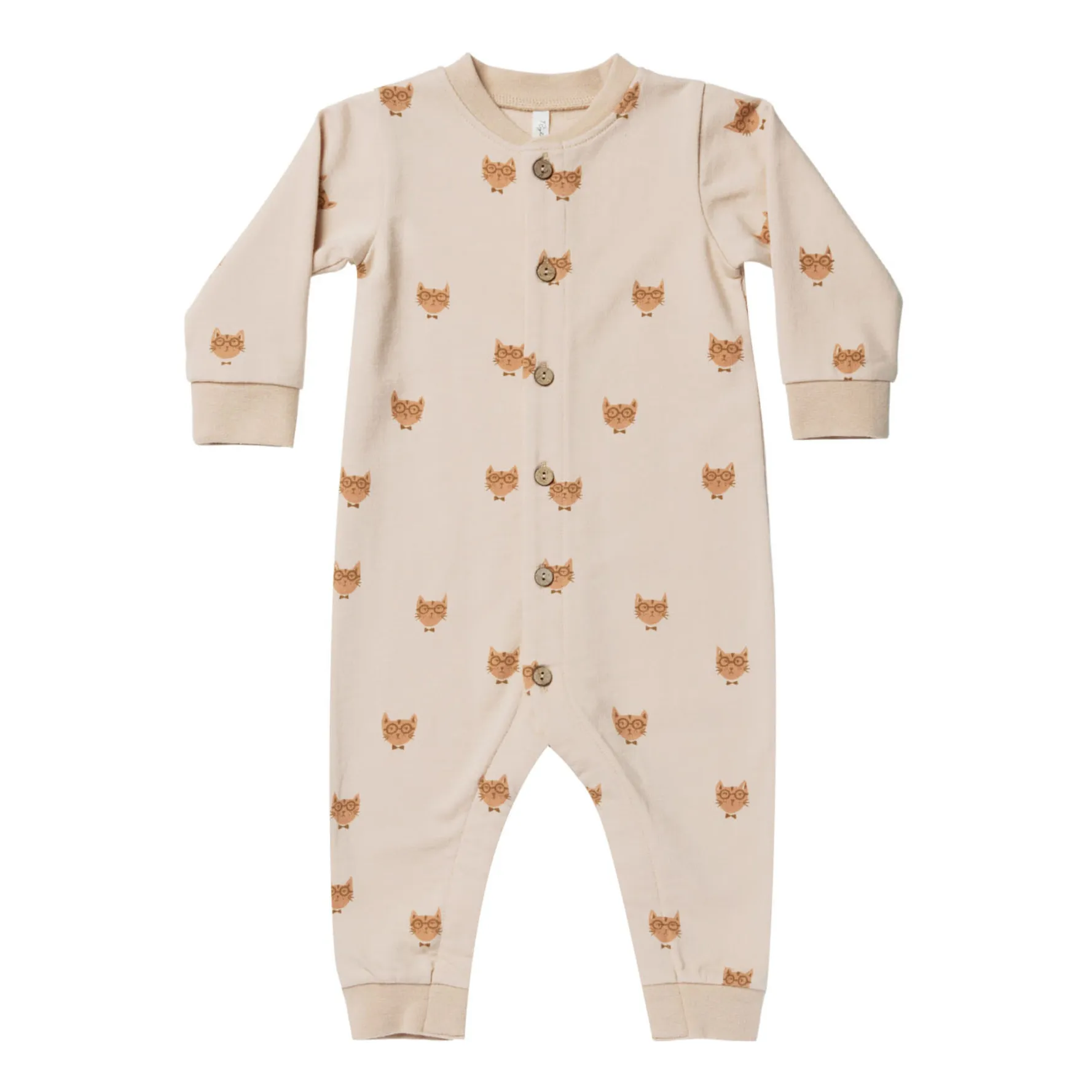 Rylee + Cru Pale Pink Cool Cat Button Suit