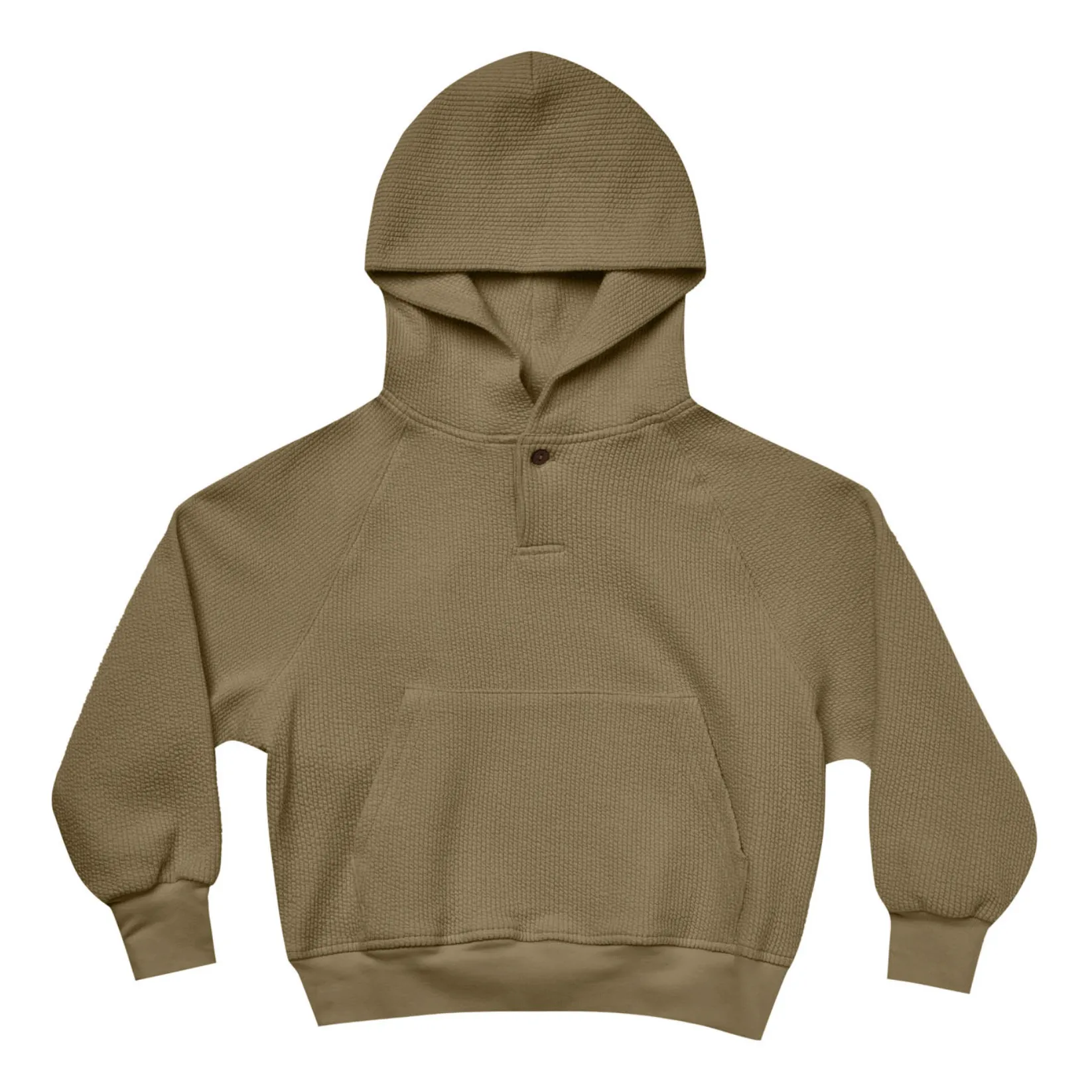Rylee + Cru Khaki Waffle Hoodie