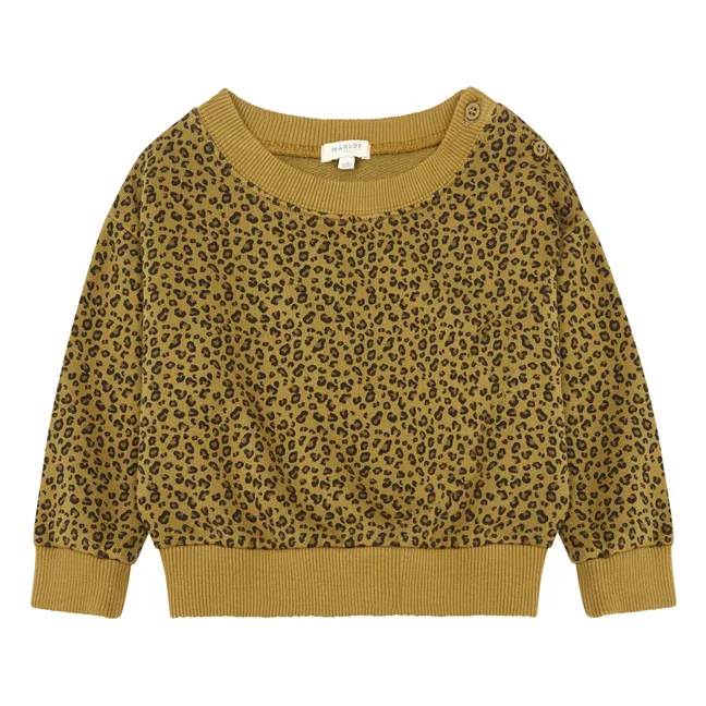 Sudadera Leopard Poppy | Camel