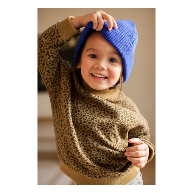 Sudadera Leopard Poppy | Camel
