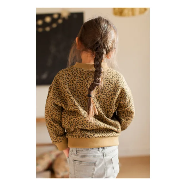 Sudadera Leopard Poppy | Camel