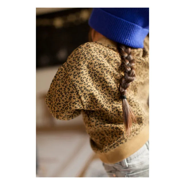 Sudadera Leopard Poppy | Camel