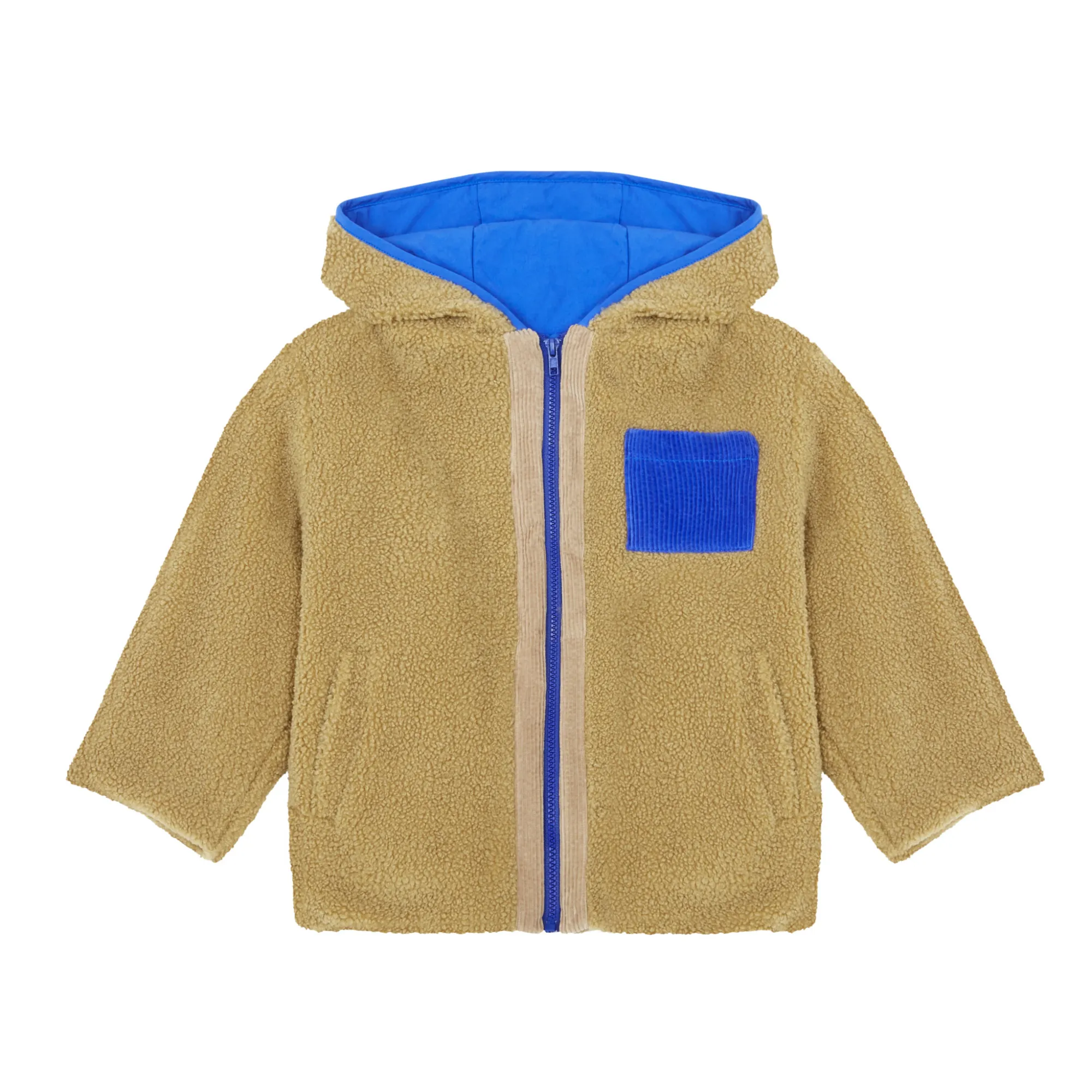 Marlot Paris Camel Moon Faux Fur Coat