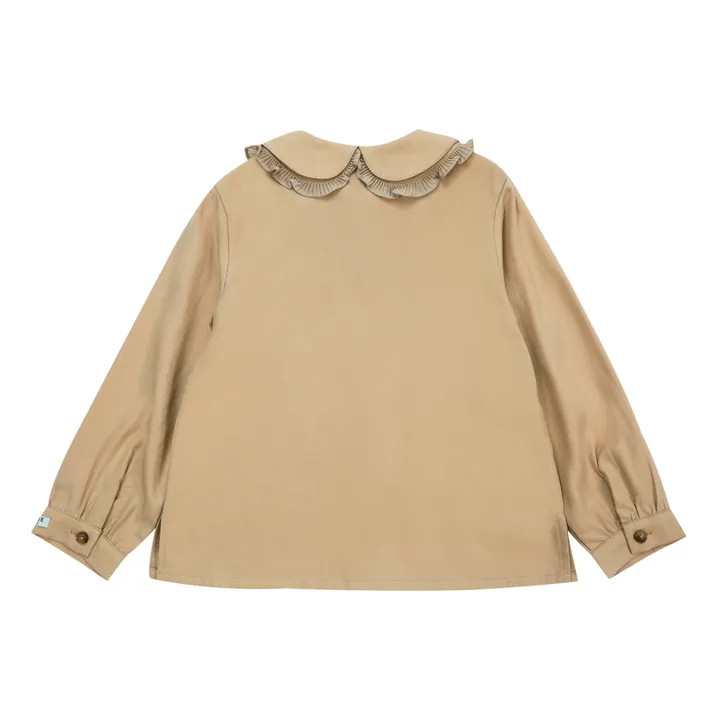 Flise blouse - Festive  | Camel- Product image n°2