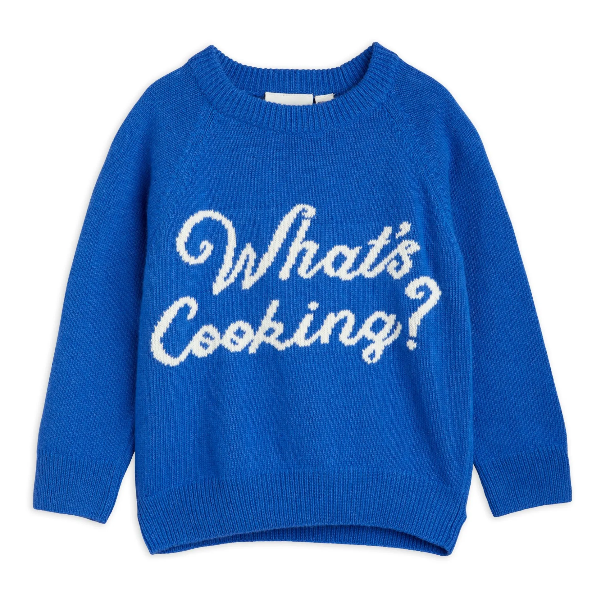 Mini Rodini Unisex Royal Blue What's Cooking Jumper