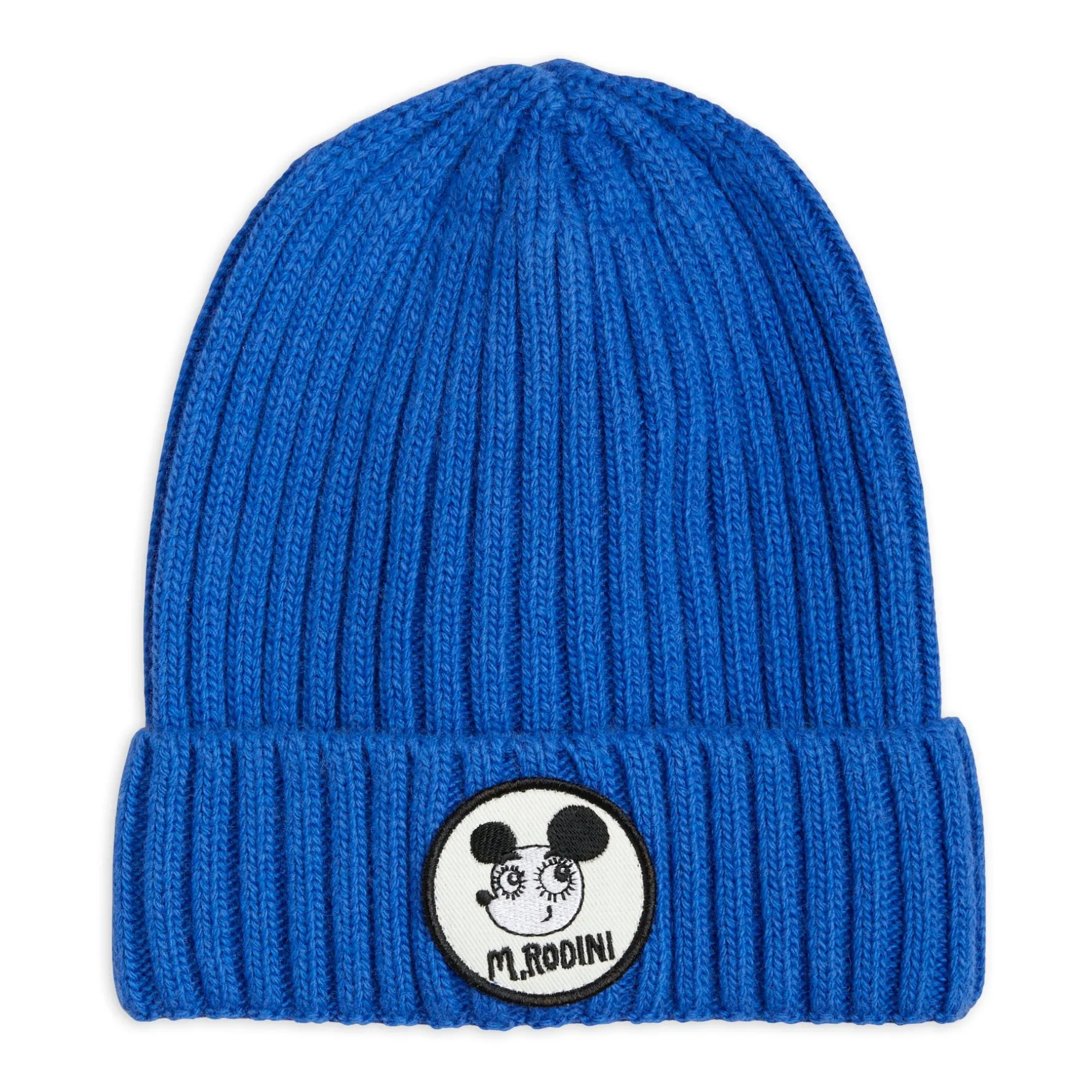 Mini Rodini Royal Blue Panda Hat