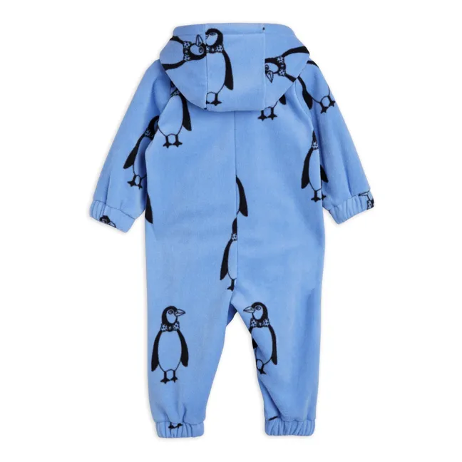 Combinaison Polaire Polyester Recyclé Pingouin | Bleu