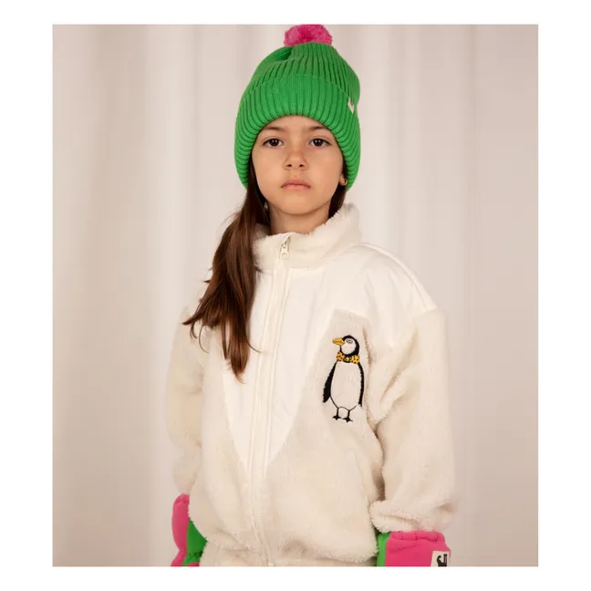 Jacke aus recyceltem Polyester Pinguin | Seidenfarben