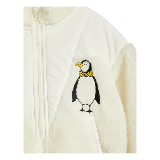 Jacke aus recyceltem Polyester Pinguin | Seidenfarben