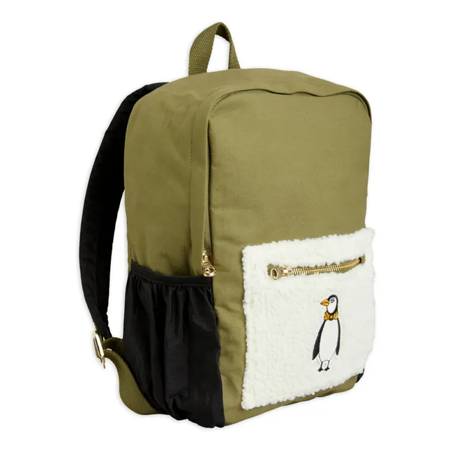 Penguin Organic Cotton Backpack | Khaki