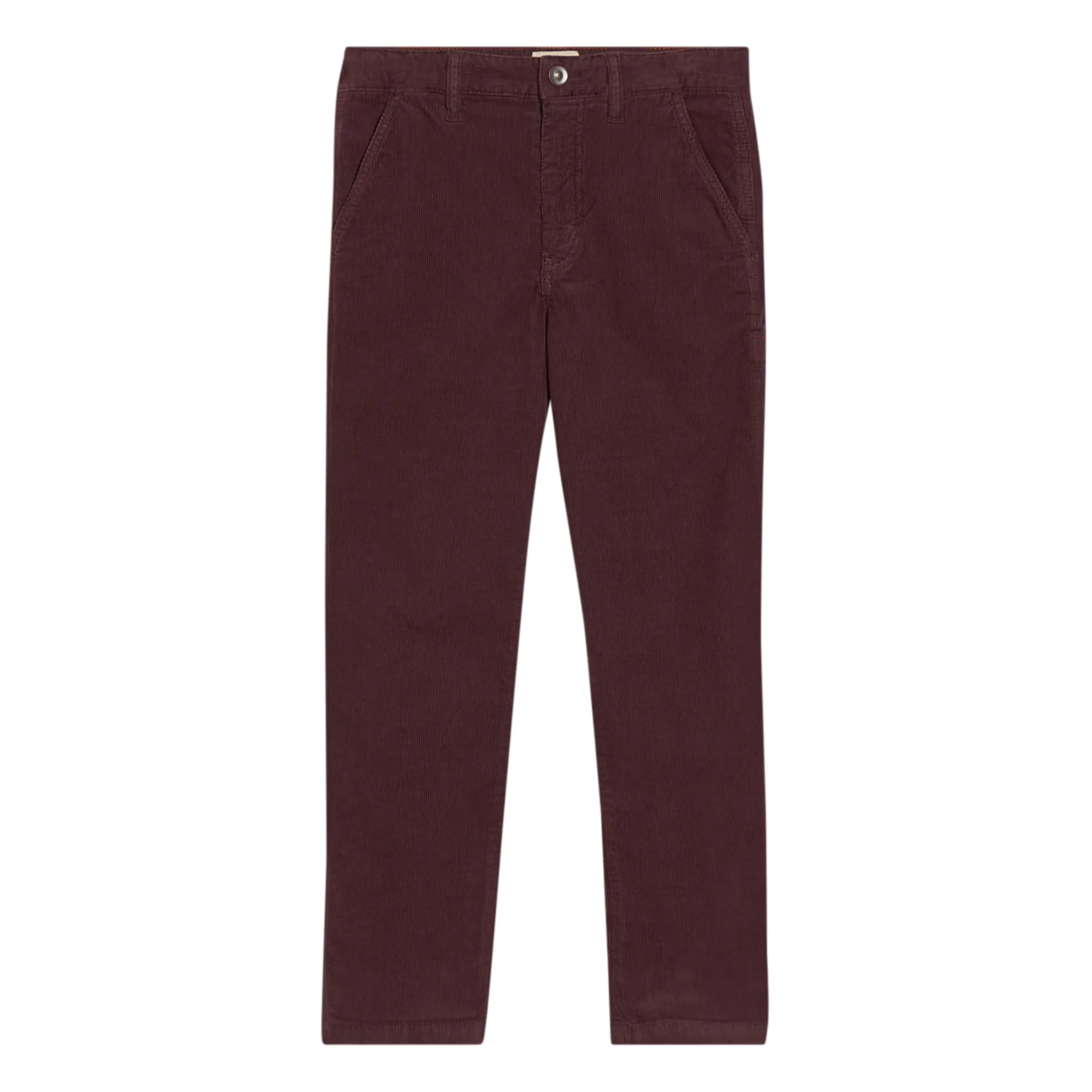 Bellerose Aubergine Painter Straight Velour Trousers