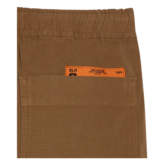 Painter Straight Pants with Velour Pockets | Camel